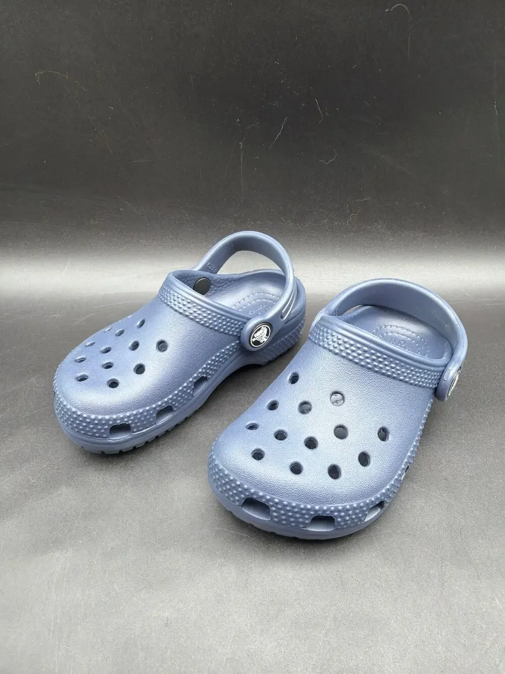 Crocs Kids Classic Clogs Navy Blue C8 Toddler Slip On Water Shoes NWOB
